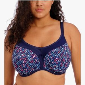 Elomi Energize Full Coverage Sports Bra Underwire NWT 32GG